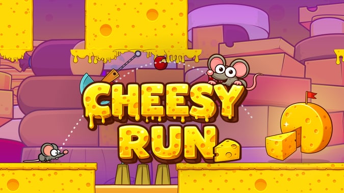 Cheesy Run voice controlled game cover