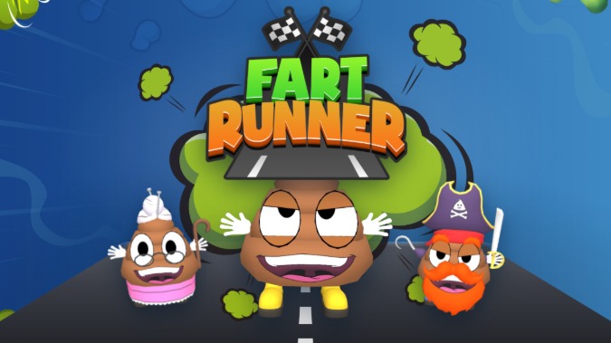Fart Runner voice controlled game cover