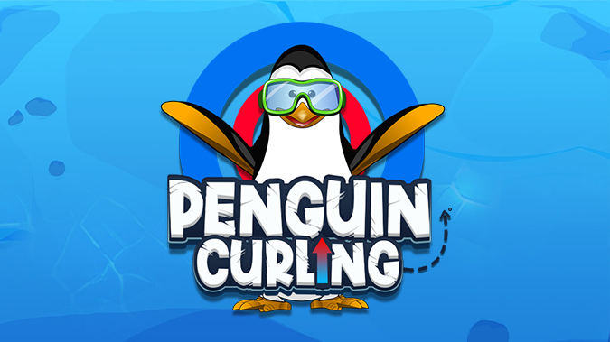 Penguin Curling voice controlled game cover
